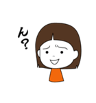【修正版】脱力系女子のスタンプ 第一弾（個別スタンプ：1）