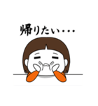 【修正版】脱力系女子のスタンプ 第一弾（個別スタンプ：34）