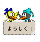 メッセージバーズ 書いてメッセージ 2（個別スタンプ：11）