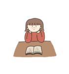 おんなのことワンコ（個別スタンプ：28）