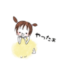 敬語可愛いハムと女の子の日常用語（個別スタンプ：32）