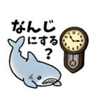 昭和レトロの生活感のあるサメ（個別スタンプ：27）