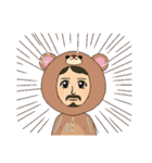 ひげのくま（個別スタンプ：12）