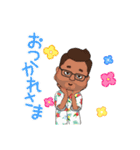 MSR似顔絵スタンプNo.1（個別スタンプ：3）