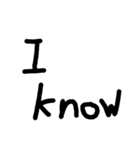 素朴な文字（個別スタンプ：1）