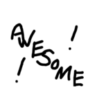 素朴な文字（個別スタンプ：5）