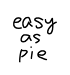 素朴な文字（個別スタンプ：6）