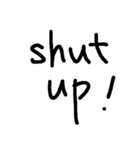 素朴な文字（個別スタンプ：7）