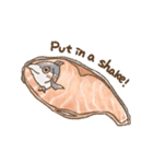 鮭好きのシャケ美さん（個別スタンプ：14）