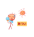 姪のお絵かき(パパは棒人間)（個別スタンプ：6）