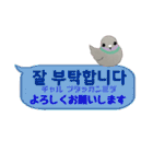 鳩ぽっぽさん 韓国語版（個別スタンプ：39）