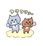 灰色キャットのオノマトペ【猫】（個別スタンプ：8）