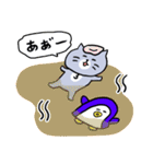 灰色キャットのオノマトペ【猫】（個別スタンプ：35）