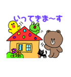 BROWN ＆ FRIENDSスタンプ1（個別スタンプ：4）