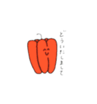 ふわふわ  可愛い野菜たち（個別スタンプ：3）