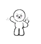 まん丸ビションくん（個別スタンプ：16）