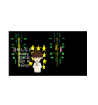 5か国語スタンプ簡単返信用（七夕使用）（個別スタンプ：4）