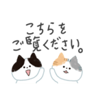 猫のスタンプですよ。（個別スタンプ：35）