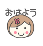 ボブヘア女の子スタンプ（個別スタンプ：25）