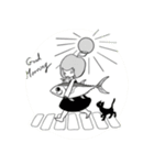 中性的ガールズスタンプ（個別スタンプ：1）