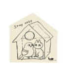 中性的ガールズスタンプ（個別スタンプ：18）