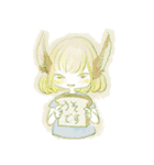 中性的ガールズスタンプ（個別スタンプ：31）