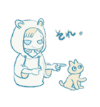 中性的ガールズスタンプ（個別スタンプ：35）