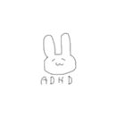 社不なウサギ（個別スタンプ：2）