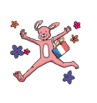 フランスパンうさぎ（個別スタンプ：22）