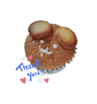 美味しく気持ちを伝えるスタンプ（個別スタンプ：1）