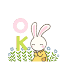 うさぴょん✨文字大（個別スタンプ：8）