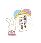 うさぴょん✨文字大（個別スタンプ：38）