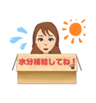 文字大きめ文字スタンプ（個別スタンプ：13）