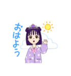 むらさき中学生ちゃん（個別スタンプ：5）