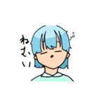 まぬけ顔の女の子1（個別スタンプ：9）