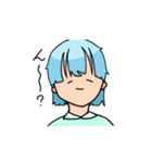 まぬけ顔の女の子1（個別スタンプ：22）