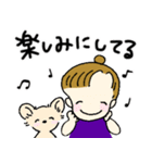 チワワとおだんごヘアの女の子♪日常（個別スタンプ：31）