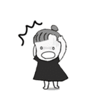 チワワとおだんごヘアの女の子♪日常（個別スタンプ：35）