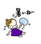 チワワとおだんごヘアの女の子♪日常（個別スタンプ：37）