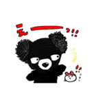 【毎日使う編】HAPPY BLACK BEAR（個別スタンプ：38）