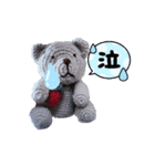 イチゴクマあみぐるみスタンプ（個別スタンプ：7）