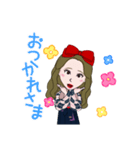 ハイカラ女子♡（個別スタンプ：4）