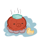 タコぬいぐるみの日常（個別スタンプ：10）