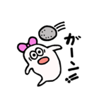 おばけのりぼんちゃん（個別スタンプ：25）