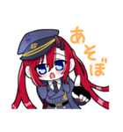毎日使えるかわいい軍服女の子（個別スタンプ：2）