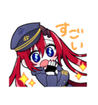 毎日使えるかわいい軍服女の子（個別スタンプ：9）