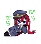 毎日使えるかわいい軍服女の子（個別スタンプ：11）
