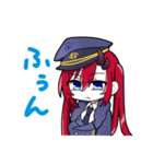 毎日使えるかわいい軍服女の子（個別スタンプ：15）