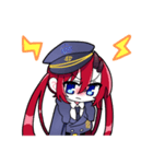 毎日使えるかわいい軍服女の子（個別スタンプ：16）