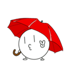 しらたまの梅雨。（個別スタンプ：1）